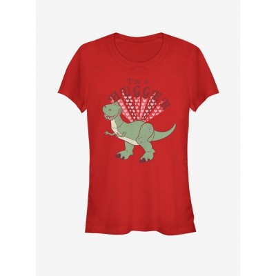 Disney Toy Story Hugger Rex Lightweight T-Shirt for Girls