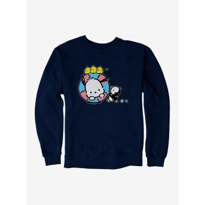 Pochacco Swim Friends Unisex Heavyweight Fleece Sweatshirt