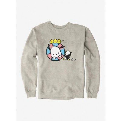 Pochacco Swim Friends Unisex Heavyweight Fleece Sweatshirt