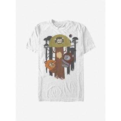 Star Wars Ewoks Rebel T-Shirt - Men's White