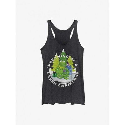 Disney The Muppets Green Girls Tank Top - Black