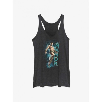 Marvel Girls' Comfortable Wakanda Forever Namor Tank Top - Black