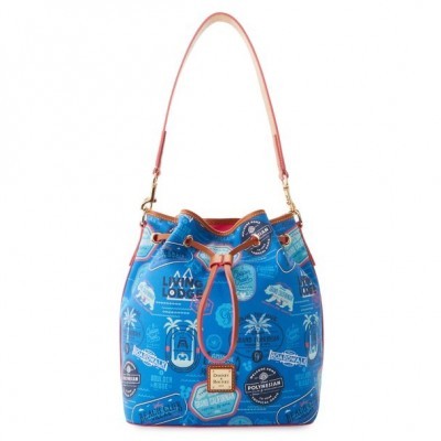 Dooney & Bourke Disney Vacation Club Label Print Drawstring Bag
