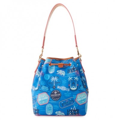 Dooney & Bourke Disney Vacation Club Label Print Drawstring Bag