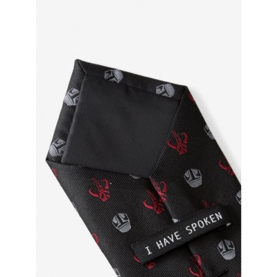 Mandalorian Mando Crimson Black Tie for Men