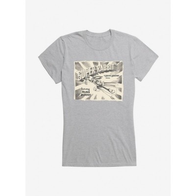 Looney Tunes Retro Bugs Bunny Girls Super Rabbit Tee