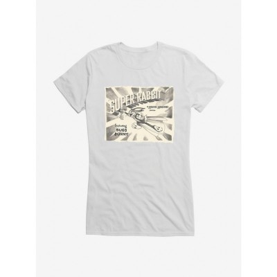 Looney Tunes Retro Bugs Bunny Girls Super Rabbit Tee