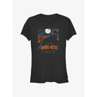 Star Wars Darth Vader Girls Lightweight T-Shirt - Junior Sizes - Black