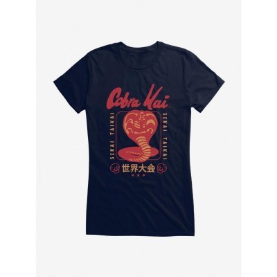 Cobra Kai World Championship Logo T-Shirt for Girls