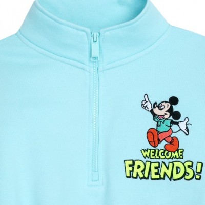 Mickey Mouse Welcome Friends Crop Pullover for Women
