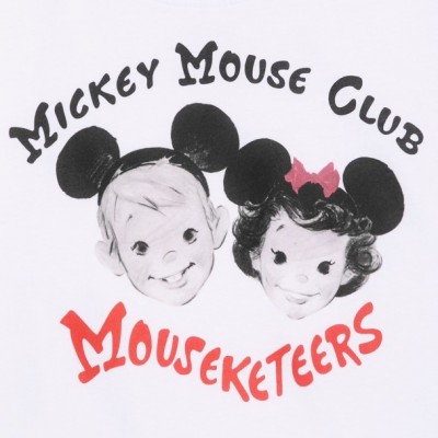 Cakeworthy Vintage-Inspired Mickey Mouse Club Mouseketeers Semi-Crop Top for Women