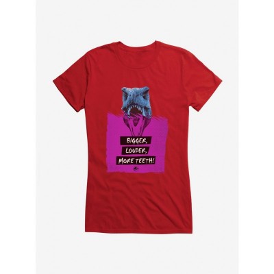 Jurassic World Dinosaurs Girls Lightweight T-Shirt