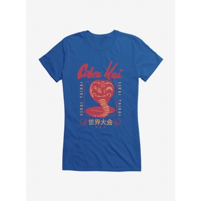 Cobra Kai World Championship Logo T-Shirt for Girls