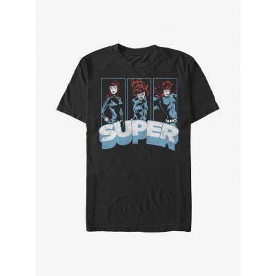 Marvel Black Widow Lightweight Cotton T-Shirt - Men's Black