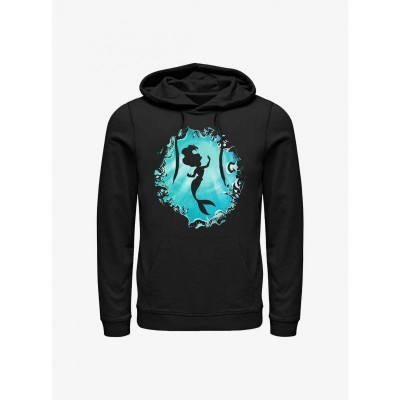Disney Little Mermaid Ariel Grotto Unisex Hoodie - Black