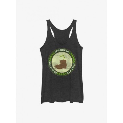 Disney Pixar Wall-E Eco-Friendly Girls Tank Top - Black