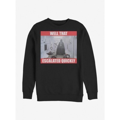 Star Wars Rapid Response Team Unisex Crewneck Sweatshirt - Black