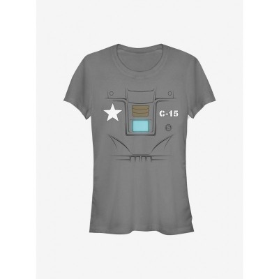Marvel Captain Carter Punch T-Shirt for Girls in Grey