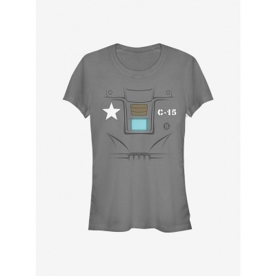 Marvel Captain Carter Punch T-Shirt for Girls in Grey