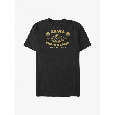 Star Wars Jawa Droid Fixer Big & Tall Men's T-Shirt - Black