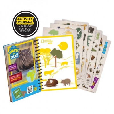 National Geographic Kids Savannah Adventure Activity Journal Set