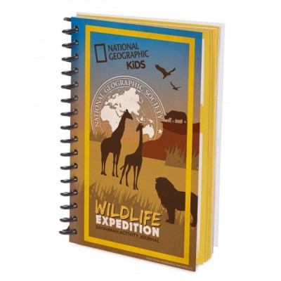 National Geographic Kids Savannah Adventure Activity Journal Set