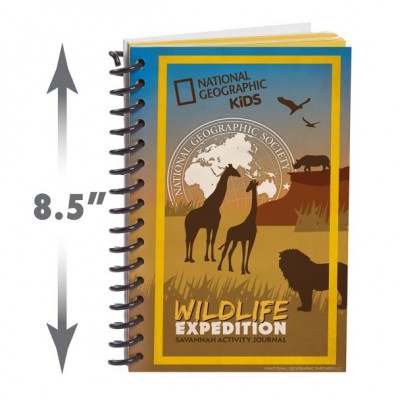 National Geographic Kids Savannah Adventure Activity Journal Set