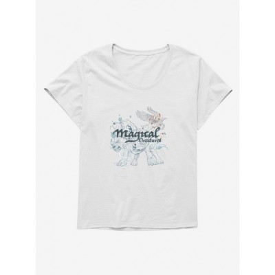 Harry Potter Enchanted Beasts Graphic Tee for Plus Size Women