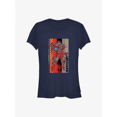 Marvel Girls T-Shirt - Ironheart Armor from Wakanda Forever - Blue
