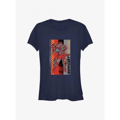 Marvel Girls T-Shirt - Ironheart Armor from Wakanda Forever - Blue