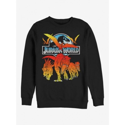 Jurassic Park Men's Stylish Black Hot Shot Sweatshirt