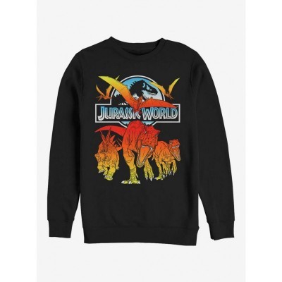 Jurassic Park Men's Stylish Black Hot Shot Sweatshirt