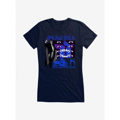 Universal Monsters Dracula Chill Thriller Cotton T-Shirt for Girls