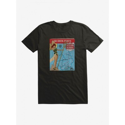 DC Comics Bombshells Mera Lightweight Coastal Route Tee for Men