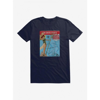DC Comics Bombshells Mera Lightweight Coastal Route Tee for Men