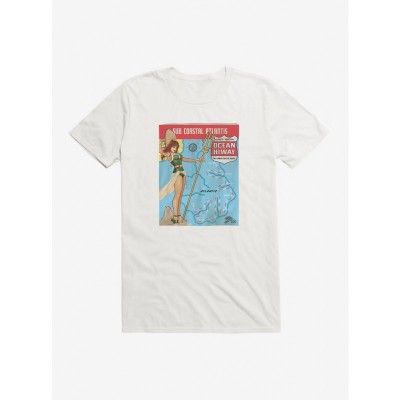 DC Comics Bombshells Mera Lightweight Coastal Route Tee for Men