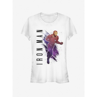 Marvel's Iron Man Endgame Graphic Tee for Girls - White