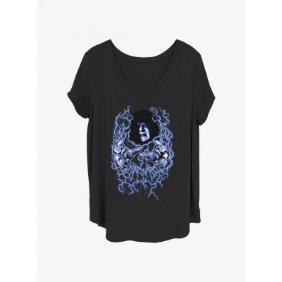 Star Wars Darth Sidious Plus Size T-Shirt for Girls - Black