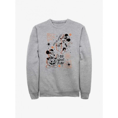Disney Men's Spooky Feel Sweatshirt - Grey