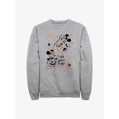 Disney Men's Spooky Feel Sweatshirt - Grey