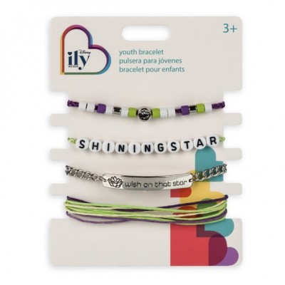 Inspired Disney Tiana Youth Friendship Bracelet Set - The Princess and the Frog ily 4EVER