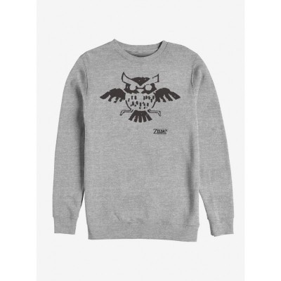Nintendo Grey Link's Awakening Owl Glyph Men's Sweatshirt