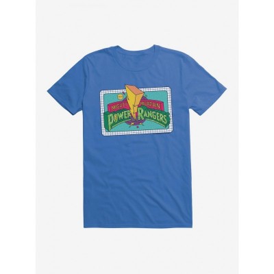 Mighty Morphin Power Rangers Colored Sketch Logo Men's Cotton T-Shirt