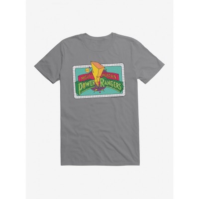 Mighty Morphin Power Rangers Colored Sketch Logo Men's Cotton T-Shirt