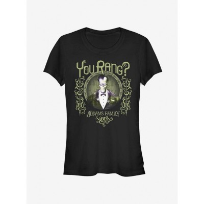 The Addams Family Girls Rang T-Shirt - Junior Size Black