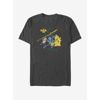 Disney Pixar A Bug's Life Grey Big Leaf T-Shirt for Men