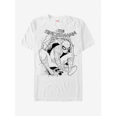 Marvel Spidy T-Shirt - Far From Home Men's White