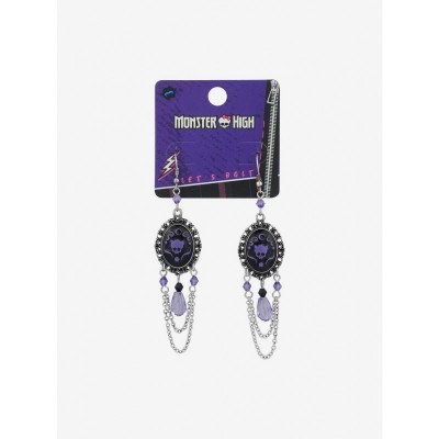 Monster High Clawdine Inspired Cameo Earrings for Women