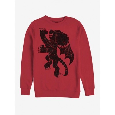 Disney Pixar Onward Manticore Tavern Crew Sweatshirt - Men's Red