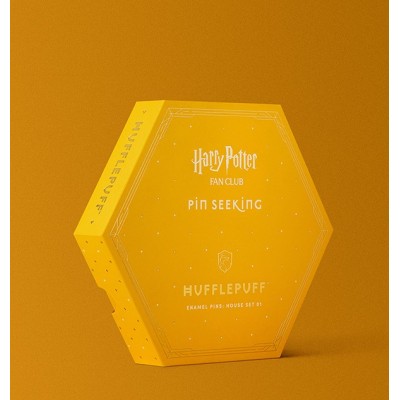 Hufflepuff Fan Club Pin Set - 6-Piece Enamel Pins